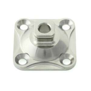 Titanium 4 Hole Pyramid Adapter w/ Center Hole